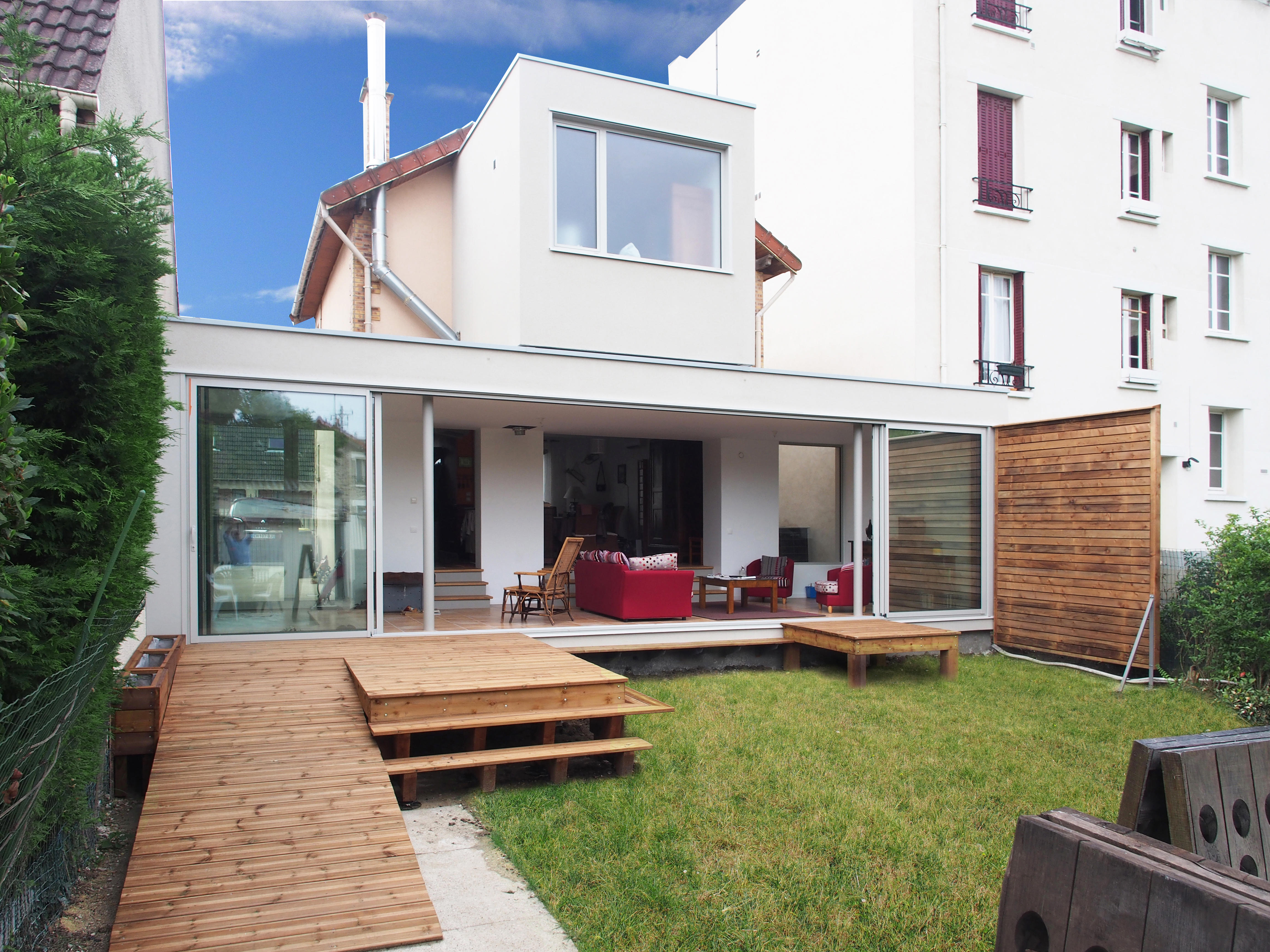 Extension d'une maison d'habitation à Villiers/Marne (94)