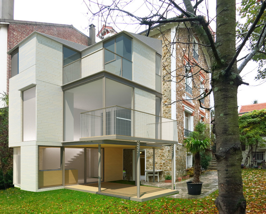 Extension et restructuration d'une maison d'habitation à Garches (92)