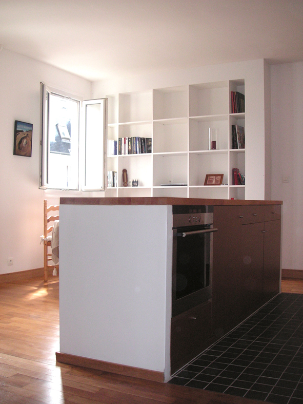 Restructuration d'un petit appartement à Paris 17e