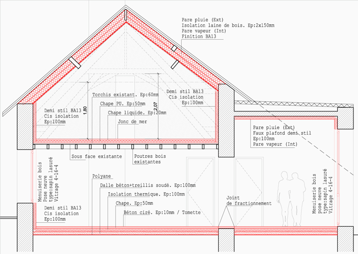 Rénovation d'une ancienne grange à Ousson (45) - En cours