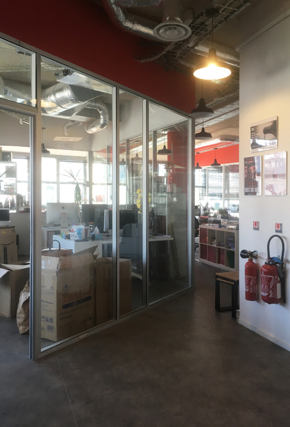 Création de bureaux pour PLTV à Paris 11e