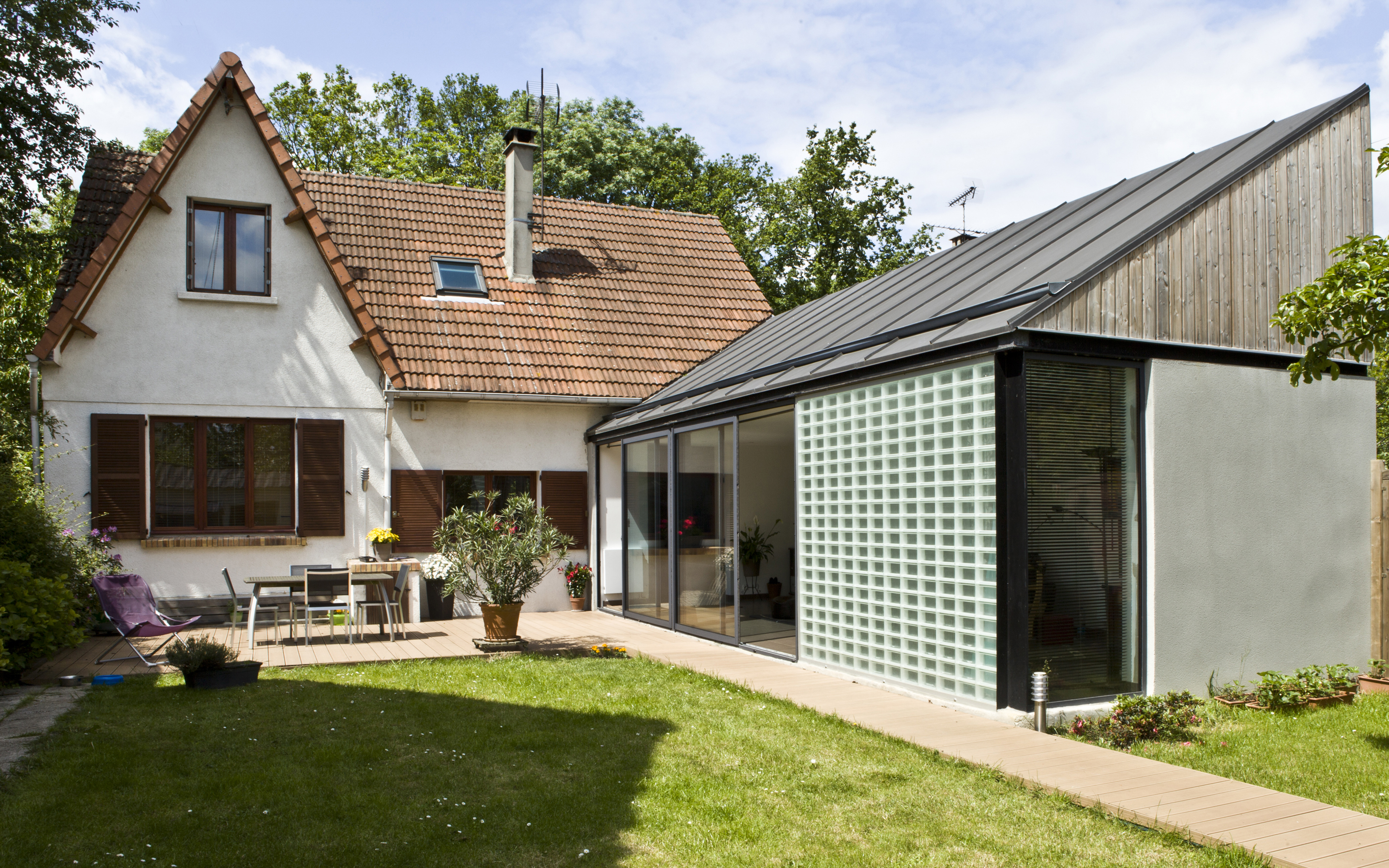 Extension d'une maison d'habitation à Quincy/Sénart (91)