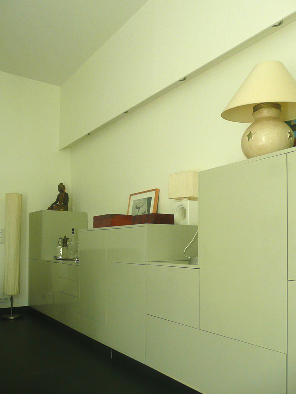 Réalisation d'une maison à patio à paris 17e