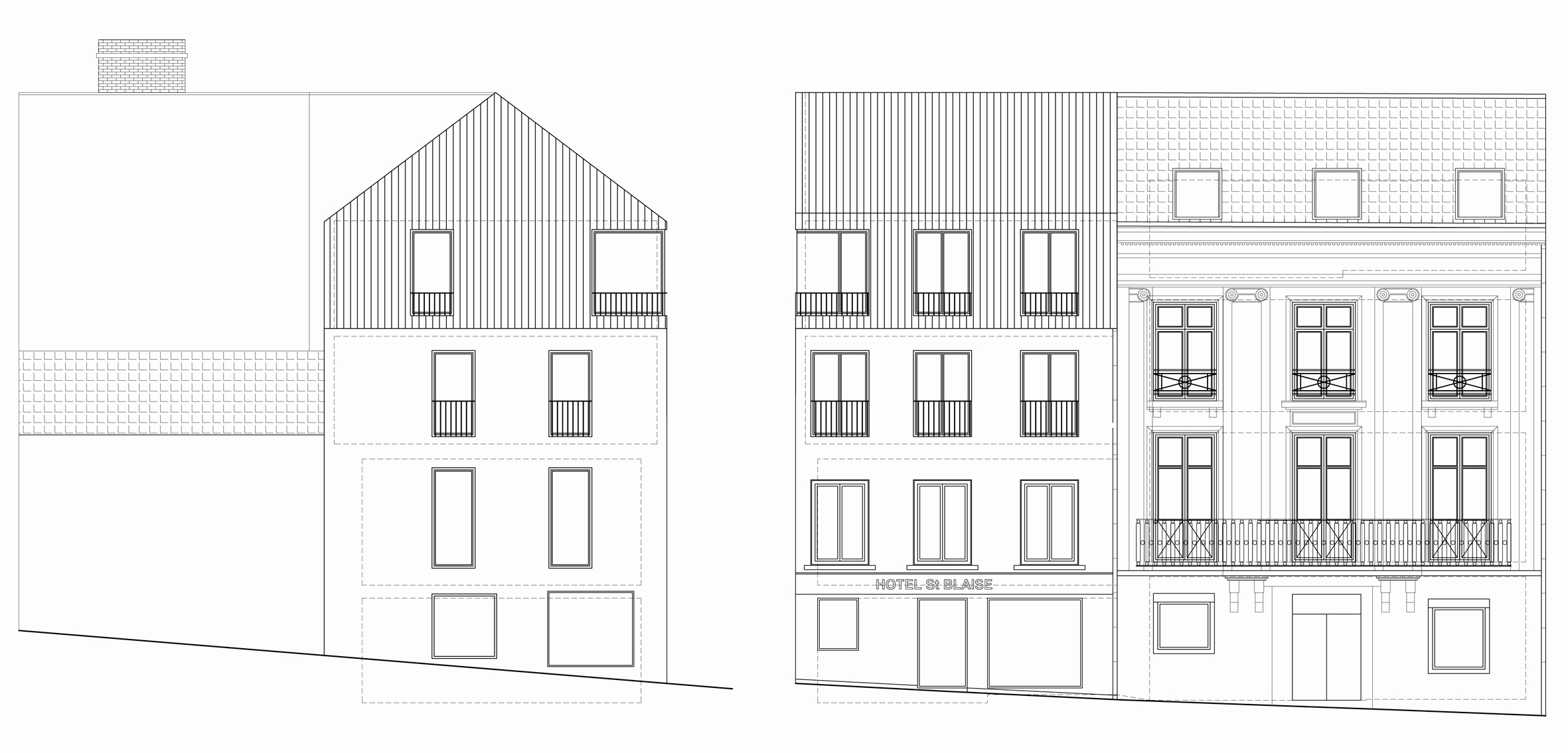 Projet de restructuration d'un hôtel de 10 ch à Alençon (61)