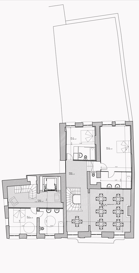 Projet de restructuration d'un hôtel de 10 ch à Alençon (61)