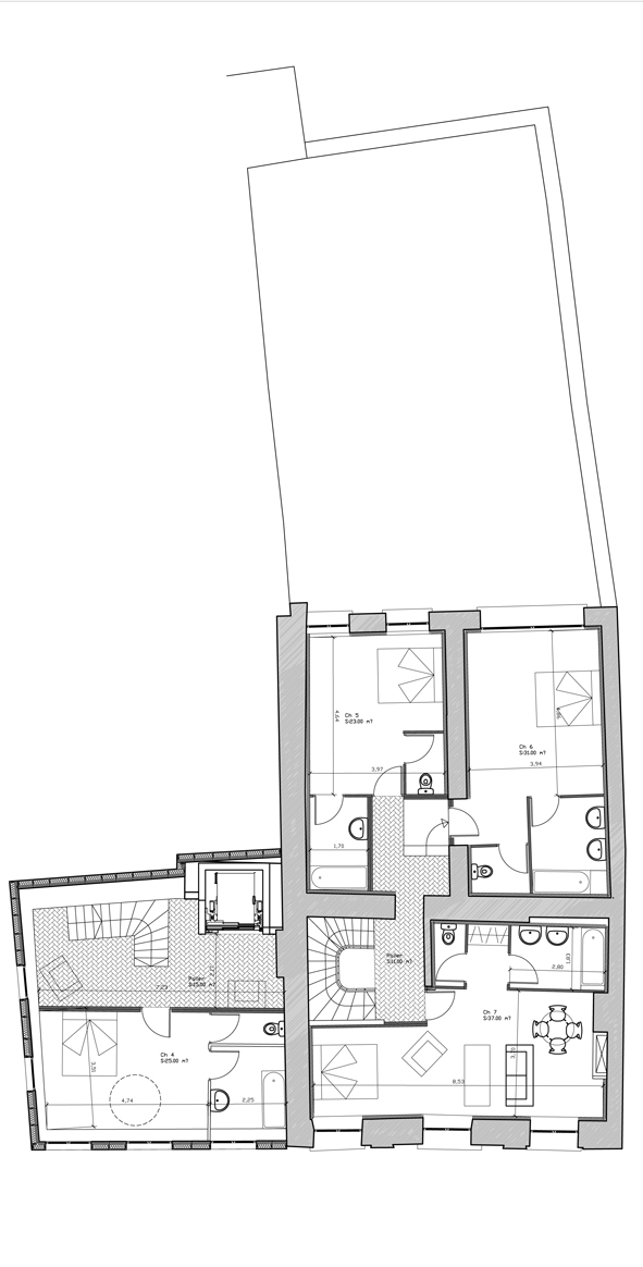 Projet de restructuration d'un hôtel de 10 ch à Alençon (61)