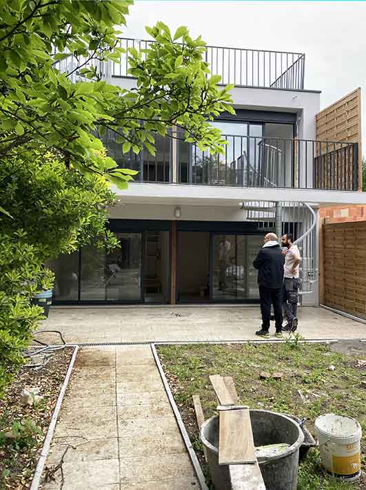 Extension d'une maison d'habitation à Sannois (95)